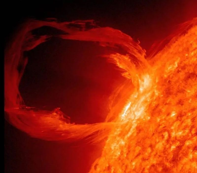 Solar prominence.